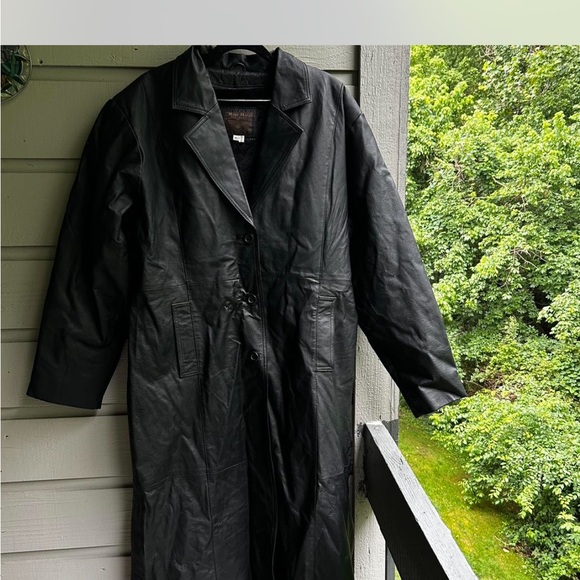 Vintage Other - Leather Trench